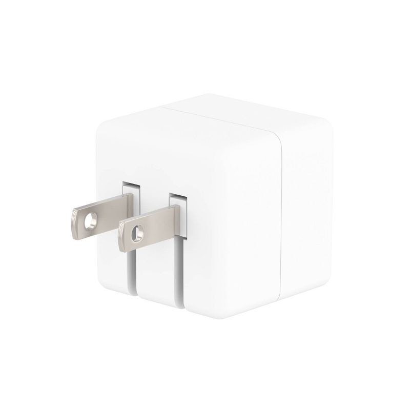Just Wireless 1.0A/5W 1-Port USB-A Home Charger - White, 3 of 10