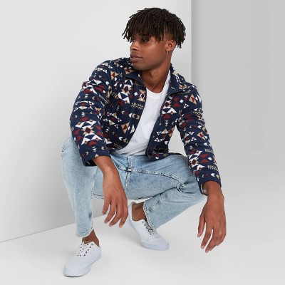 mens fleece jacket target