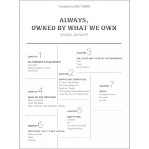 Always, Owned by What We Own - (China Culture Perspectives) by  Wang Jianwei (Hardcover) - 1 of 1