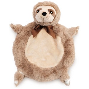 Bearington Baby Wee Speedster, 8 x 7 Inch Small Sloth Stuffed Animal, Nursery Decor, Security Blanket Lovey for Babies - 1 of 4