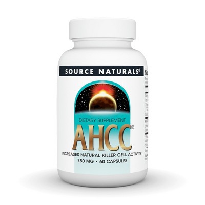AHCC 750 mg by Source Naturals, Inc.  -  60 Capsule