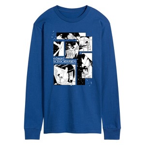 Men's - Edward Scissorhands - Comic Panels Long Sleeve Graphic T-Shirt - 1 of 3