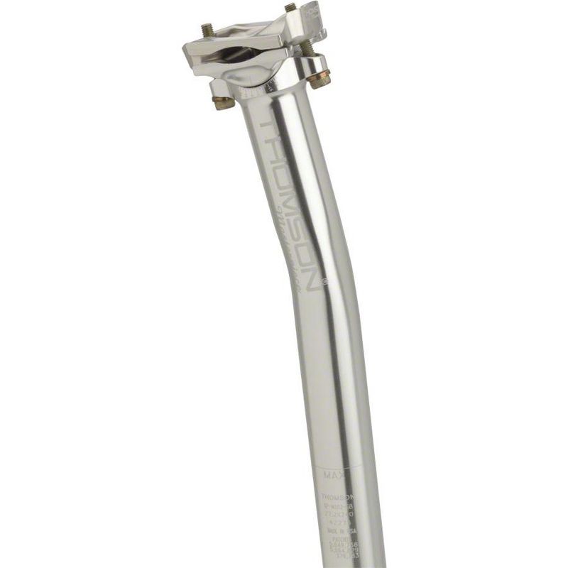 Thomson Masterpiece Setback Seatpost: 27.2 x 330mm Silver, 1 of 4