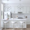 Uttermost Ivanna Backless Silver Counter Stool - 2 of 4