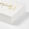 50ct Gold Cheers Beverage Napkins - Spritz™ - 3 of 3