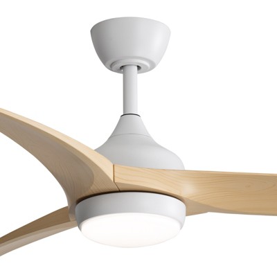 High CFM Ceiling Fans with Lights and Remote Reversible Quiet DC Motor 6 Speeds Dimmable 52'' Modern Ceiling Fan for Bedroom Kitchen Outdoor Patios