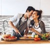 Smart Tiles 4pk Milano Carrera Peel and Stick 3D Backsplash: Vinyl Tile Wallpaper, Pre-Pasted, Washable, Gray, 2.8 sq ft Coverage - 4 of 4