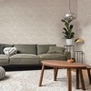 Tempaper & Co. 15 sq ft Feather Palm Peel and Stick Wallpaper by Novogratz Chalk White - 4 of 4