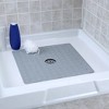 Rubber Non-Slip Square Shower Mat with Microban - Slipx Solutions - image 2 of 4