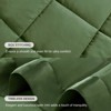 SEVOBAL Baby Blankets Twin Down Alternative Blanket Soft Cozy Fall Blanket, Room Home Decor Christmas Gifts Throw Blanket, Green, 90"*68"*0.25" - 2 of 4