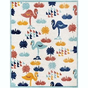 Unique Loom    Belize Outdoor Moho Area Rug - 1 of 4