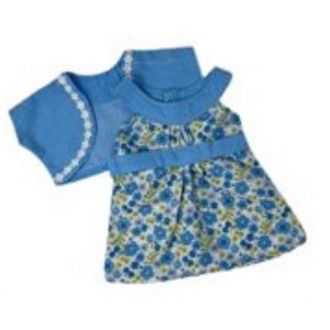 Doll Clothes Superstore Handmade Floral Sundress with Jacket – Fits 18-Inch Girl Dolls - 1 of 4