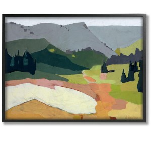 Stupell Industries Winter Thawed Abstract Snow Mountain Landscape - 1 of 4