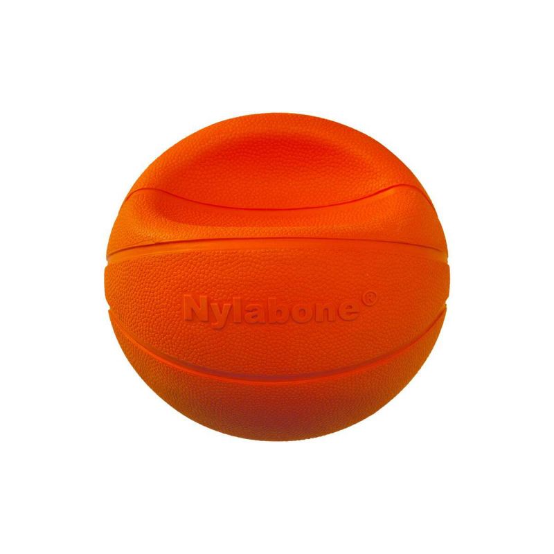 Nylabone Power Play B-Ball Grips Basketball Medium 4.5" Dog Toy, 3 of 4