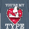 Boys' - Peanuts - You're My Type Short Sleeve Graphic T-Shirt - 2 of 4