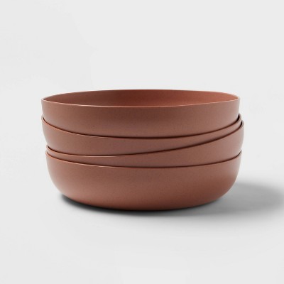48oz 4pk Plastic Redington Dinner Bowls Rust - Threshold™