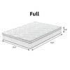 DSVIMOY Mattress Hybrid Gel Memory Foam with Pocket Coils for Comfortable Sleep, White, 46.1"*17.7"*17.7" - 3 of 4