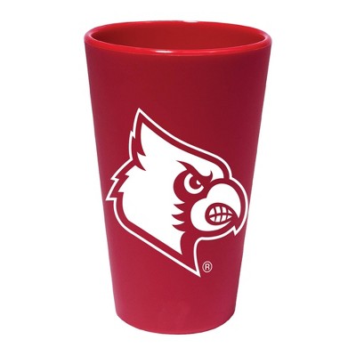 NCAA Louisville Cardinals Silicone Pint Glass - 16oz