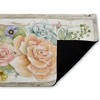 Stupell Industries Rose Succulent Bouquet Printed Outdoor Door Mat, design by Susan Winget, 18"x30" - 2 of 4