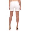 Rekucci Women's Comfort Fit Woven Riviera Shorts with Zipper Pockets - 3 of 4