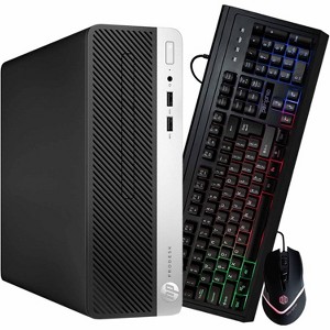 Refurbished HP ProDesk 400G6 Desktop Computer-HexaCore Intel i5-16GB RAM-250GB NVMe+500GB SSD-Keyboard & Mouse-Windows 11 Pro-Manufacturer Refurbished - 1 of 4