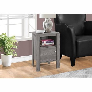 NicBex Modern Nightstand with 1 Drawer and Open Shelf Bedside Table with Storage End Table for Living Room, Bedroom - 1 of 4