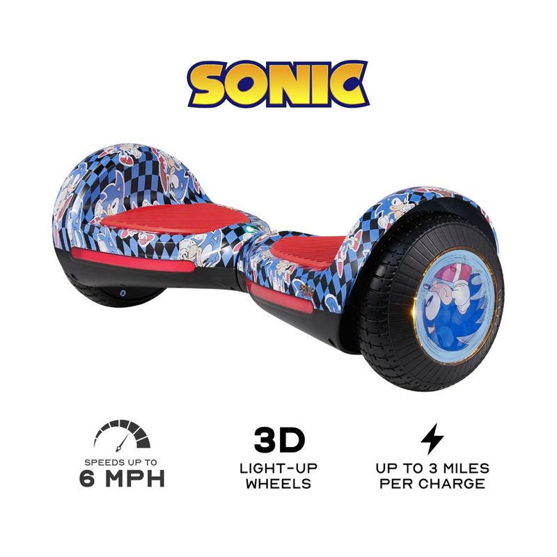 Sonic the Hedgehog Hover Play Hoverboard, 1 of 8