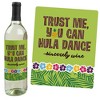 Big Dot of Happiness Tiki Luau - Tropical Hawaiian Summer Party Decorations for Women and Men - Wine Bottle Label Stickers - Set of 4 - 2 of 4