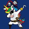 Women's Design By Humans Dabbing Dance Pirate Unicorn Gifts Funny Halloween Costume Gift By lukesstore Racerback Tank Top - 2 of 3
