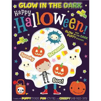 Glow in the Dark Puffy Stickers Happy Halloween! - by  Amy Boxshall (Paperback)