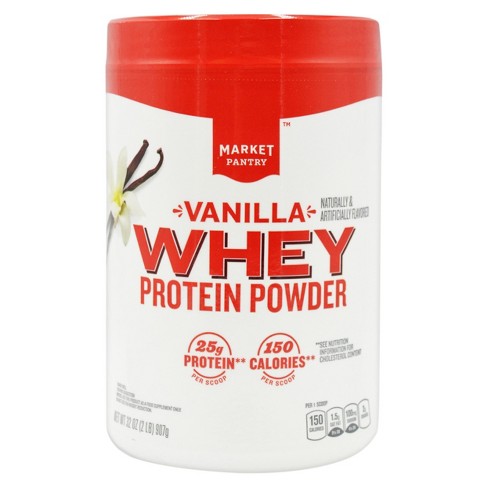 Whey Protein Powder Vanilla 32oz Market Pantry Target