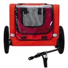 Lyngins Outdoor Foldable Dog Stroller with All-Terrain Wheels, Dog Bike Trailer with Weatherproof Fabric, Pet Bike Trailer Dog Cart for Bicycle - 2 of 4