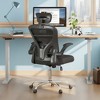 GALAXHERO High Back Mesh Office Chair, Ergonomic Desk Chair with Flip-up Armrests, Adjustable Headrest & Lumbar Support - 2 of 4