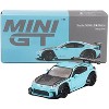 Toyota GR86 "LB-Nation - Liberty Walk" Baby Blue with Carbon Hood Limited Edition 1/64 Diecast Model Car by Mini GT - 4 of 4