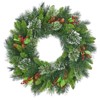 Christmas Fireplace Wreath - Holiday Decoration, Festive Wreath, Christmas Garland, Natural Twig Wreath, Winter Seasonal Wreath - 2 of 4