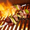 Outset Barbecue Stainless Steel Set of 4 Paddle Skewers with Black Canvas Storage Bag: Dishwasher-Safe, No Assembly Required - 3 of 4