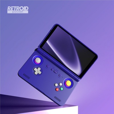 Retroid Pocket Flip 2 Handheld Game Console, 5.5-inch AMOLED Screen,SD865 - Thumbnail 3