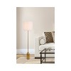 Elegant Lighting Ines floor lamp in brass - 2 of 4
