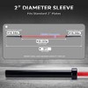 Weight Bar, 7FT Olympic Weightlifting Bar - 1500LB Capacity Powerlifting Barbell 2'' Standard Gym Bar Dual Bearings for Home Gym Deadlift Bench Press - 3 of 4