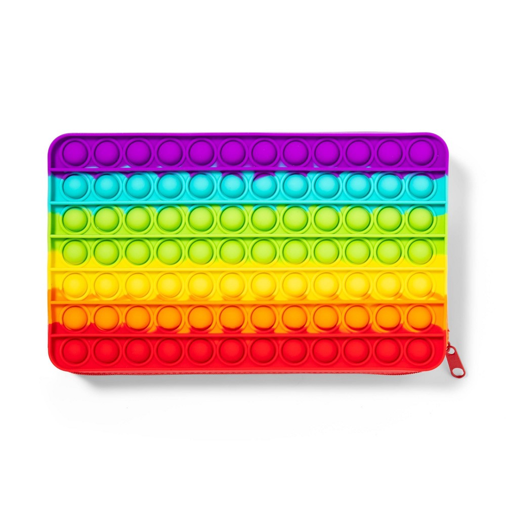 Bubble Pop Pencil Pouch Rainbow - up & up™