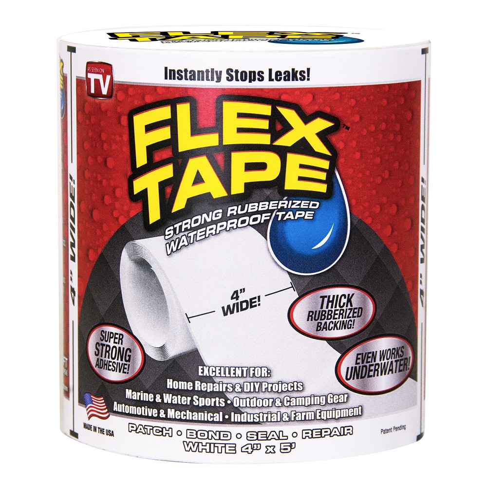 UPC 852808007084 product image for As Seen on TV 4 x 5' Repair Tape White | upcitemdb.com