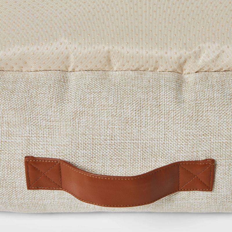 Neutral 4-Sided Bolster Dog Bed - Boots &#38; Barkley&#8482; - Cream - L, 3 of 4