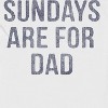 Social Collective Men's Sundays Are For Dad Short Sleeve Graphic Cotton T-Shirt - White M - 2 of 3