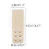 INSPIRE CHIC Women's Elastic Bra Hook Strap Extensions 3 Rows 2 Pcs - 3 of 4