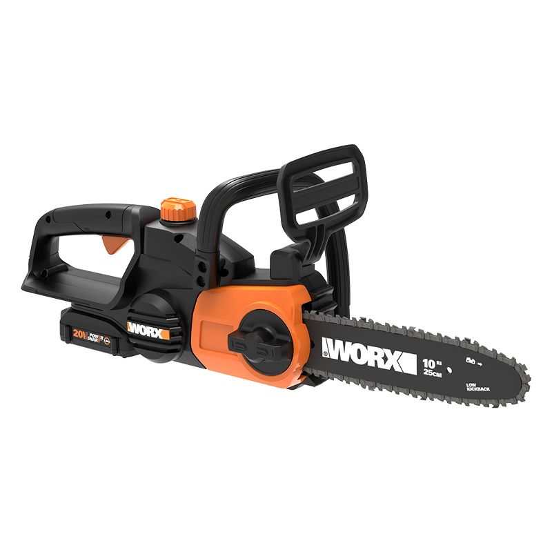 Worx WG322 20V Power Share 10" Cordless Chainsaw with Auto-Tension, 1 of 11