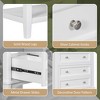 MAYEERTY 24" Bathroom Vanity with Sink Storage Drawer Open Shelf Solid Wood Frame White - 4 of 4