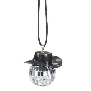 Unique Bargains Shiny Surface Mirror Ornament Car Party Accessory Disco Balls - 1 of 4