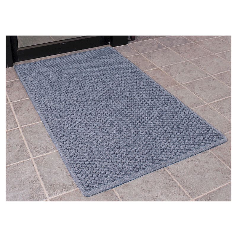 3&#39;x4&#39; Solid Dotted Doormat Blue - HomeTrax, 4 of 6