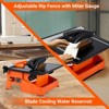 7 Inch Wet Tile Saw, Electric Tile Cutter Machine with 0°-45° Bevel Cutting, Tile Cutter Wet Saw for Porcelain, and Stone, Power Tile & Masonry Saws - 4 of 4