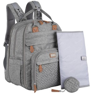 BabbleRoo Diaper Bag Backpack for Stylish Parents, Spacious Baby Bag, Versatile Baby Diaper Bag - 1 of 4